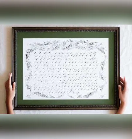 Каллиграфия Spencerian Script - Варвара Пантелеева