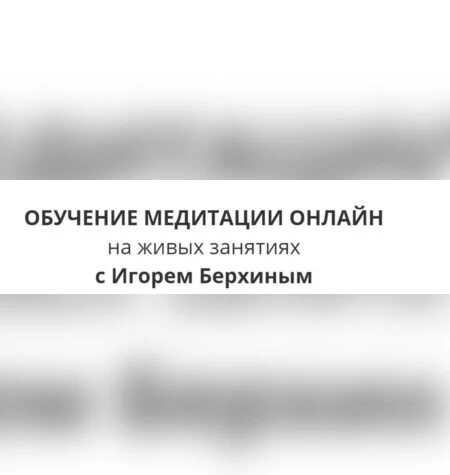 Вводный курс медитации - Игорь Берхин