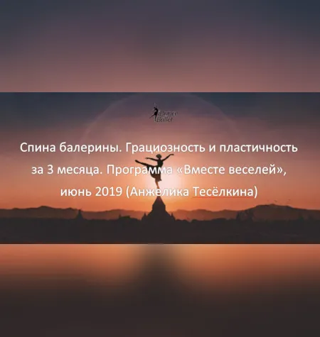 Спина балерины. Грациозность и пластичность за 3 месяца - Анжелика Тесёлкина